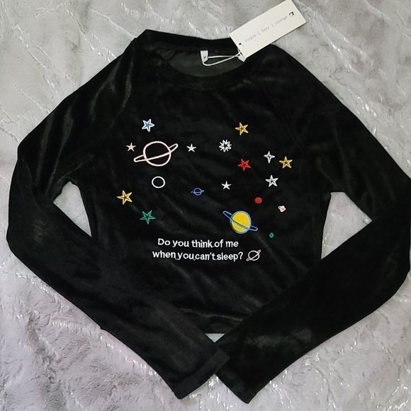 Tops - Velvet Crop Top